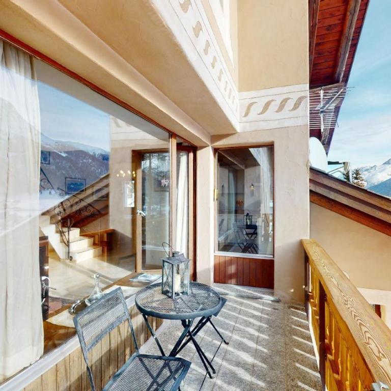 Abitaziun Merla - La Punt Chamues-ch - Apartment mit Blick auf die Berge - 36