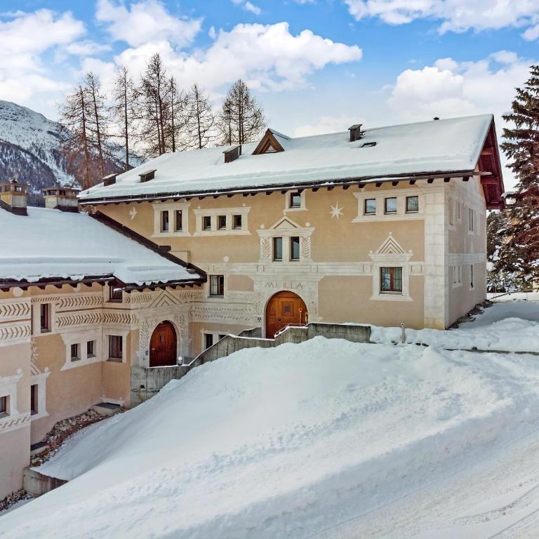 Abitaziun Merla - La Punt Chamues-ch - Apartment mit Blick auf die Berge - 40