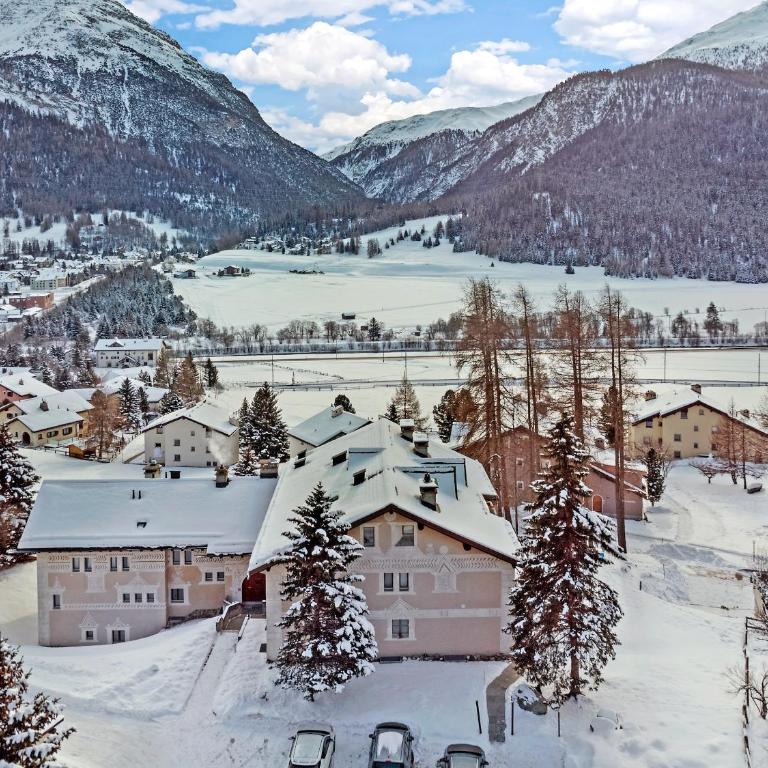 Abitaziun Merla - La Punt Chamues-ch - Apartment mit Blick auf die Berge - 44