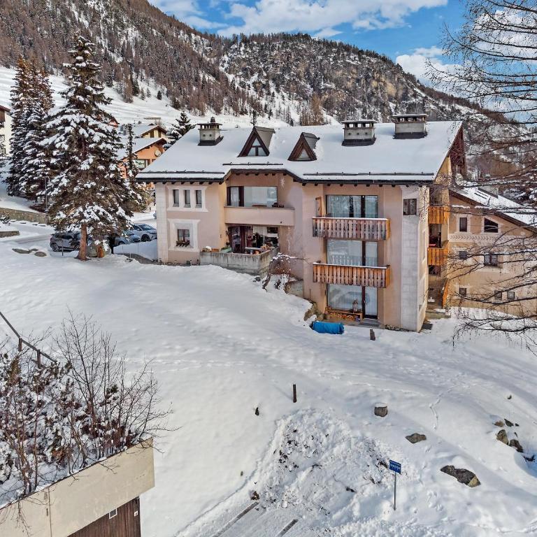 Abitaziun Merla - La Punt Chamues-ch - Apartment mit Blick auf die Berge - 45