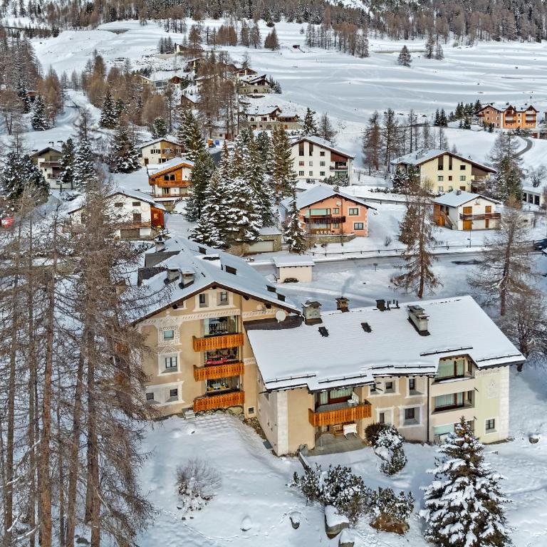 Abitaziun Merla - La Punt Chamues-ch - Apartment mit Blick auf die Berge - 46