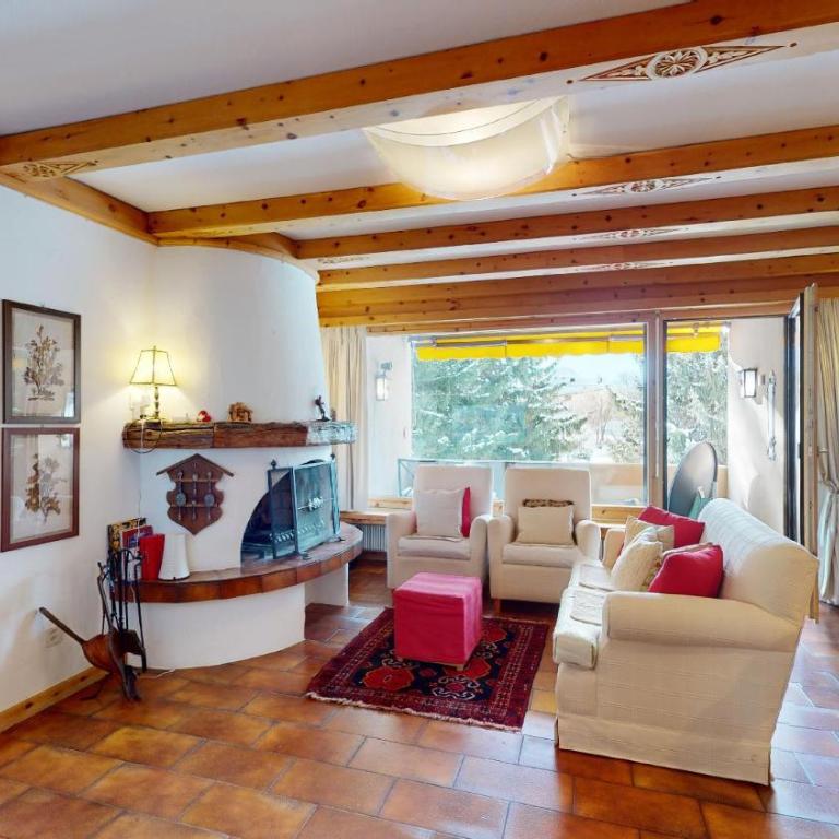 Abitaziun Gianda Verda D8 - Apartment mit Blick auf die Berge - 5
