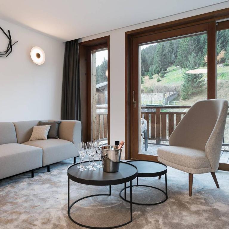 Appartement Duplex 94m² Courchevel Village - Pour 6 personnes - Pieds des pistes avec Parking et Wifi - FR-1-631-111 - Apartamento - 2