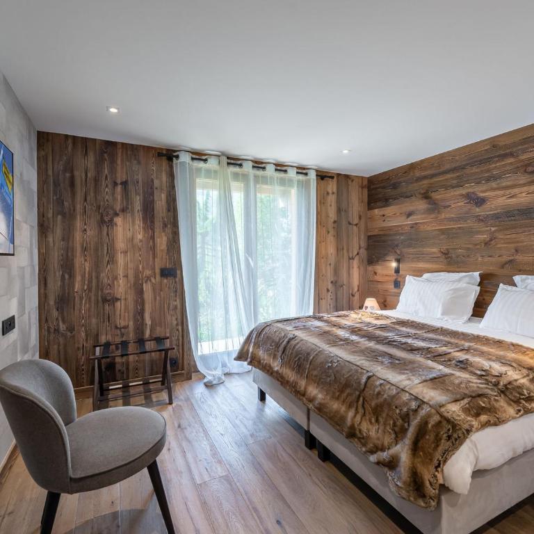 Chalet Luxe 12 Pers. Face aux Pistes avec Skiroom, Garage, Salle de Sport et Services Inclus - Chalet 3 Chambres - 2