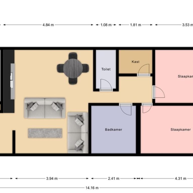 Alter Kindergarten vakantieappartementen - Apartment mit 2 Schlafzimmern - 5
