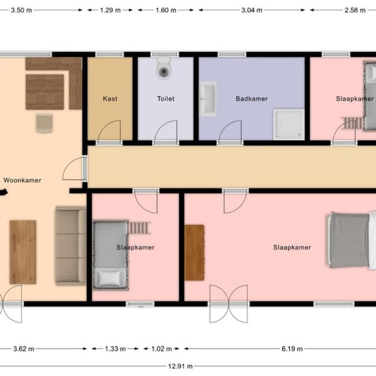 Alter Kindergarten vakantieappartementen - Apartment mit 3 Schlafzimmern - 3