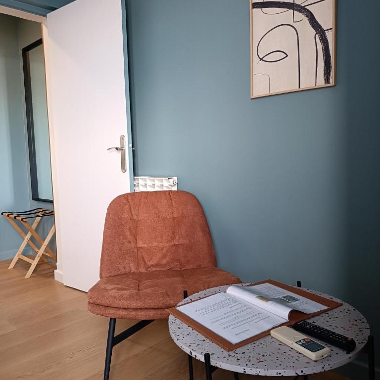 Les Galets Hôtel et B&B - Chambre Double avec Terrasse - 4