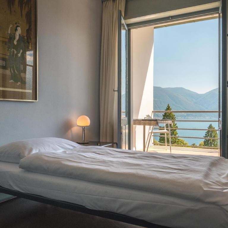 Hotel Monte Verità - Camera Singola Standard con Bagno in Comune, Balcone e Vista Lago - 2