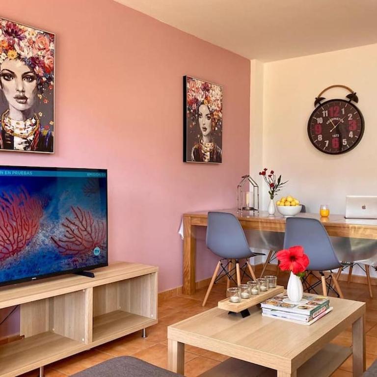 Precioso apto 4 pers, 2 piscinas, fibra óptica - Apartamento de 2 dormitorios - 11