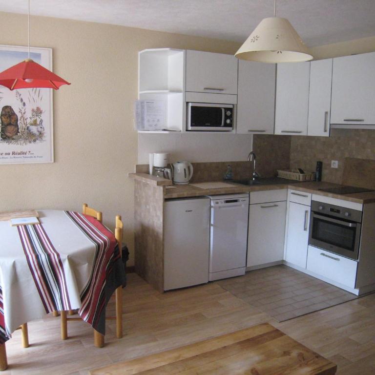 Studio cabine au centre, balcon sud, parking, proche pistes et commerces - FR-1-459-89 - Estudio - 2