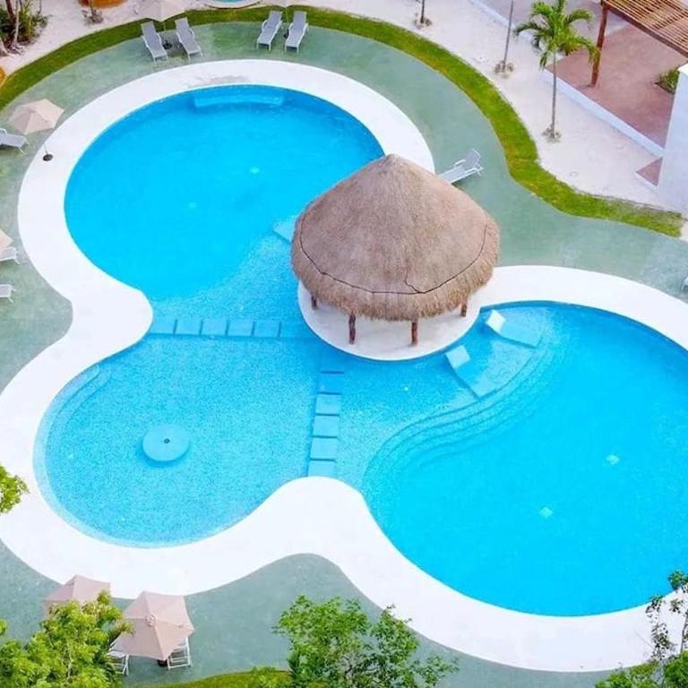Hermoso condominio con alberca en Puerto Morelos - Two-Bedroom Apartment - 33
