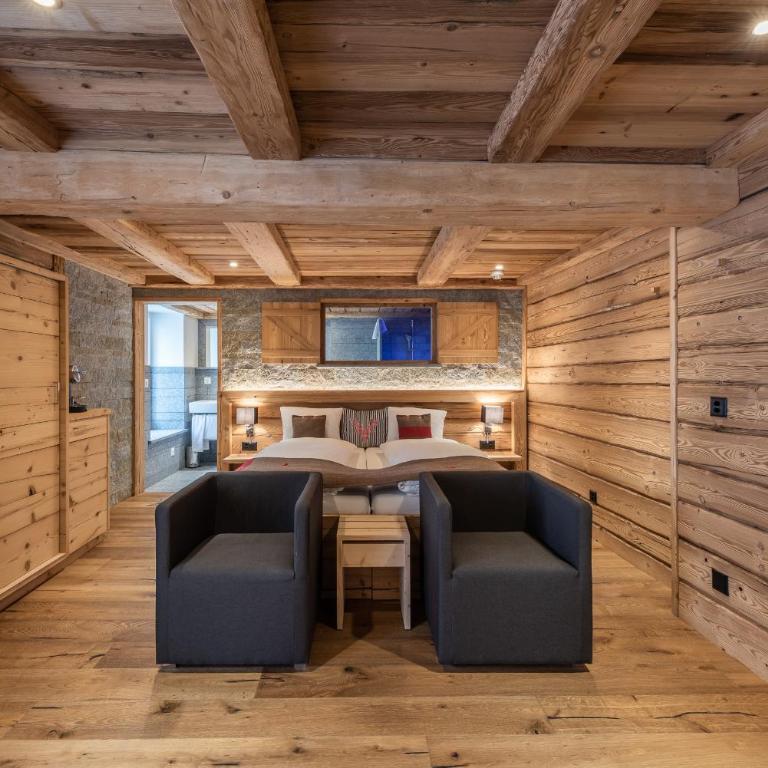 Hotel Crusch Alba Zernez - Deluxe Junior Suite Alpenchic - 4
