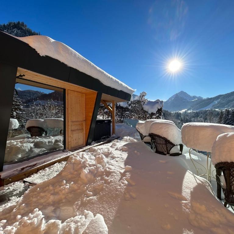 Les Trois Chaufatons - Chalets Boutiques - Apartment mit Terrasse - 4