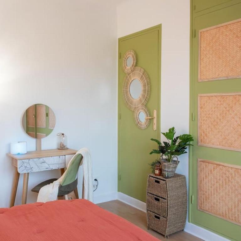 C5 - Staywiz us - 2 BDR Blvd Carnot - 10 min Palais - AC & Terrace Sea View - Appartement 2 Chambres - 43