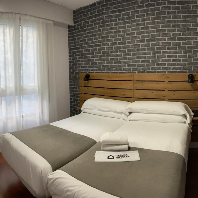 Casual Mardones Bilbao - Habitación Doble con baño privado - 2 camas - 4