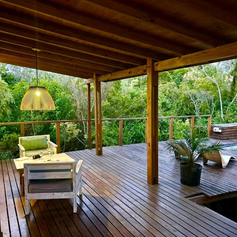 Eco Cabaña Río - Cabaña Mirador - Habitación Doble Deluxe con balcón - 12
