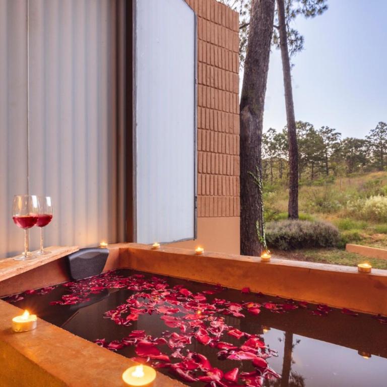 Cabaña de lujo con Tina y Fogatero Vistas al Bosque de Mazamitla - One-Bedroom Villa - 4
