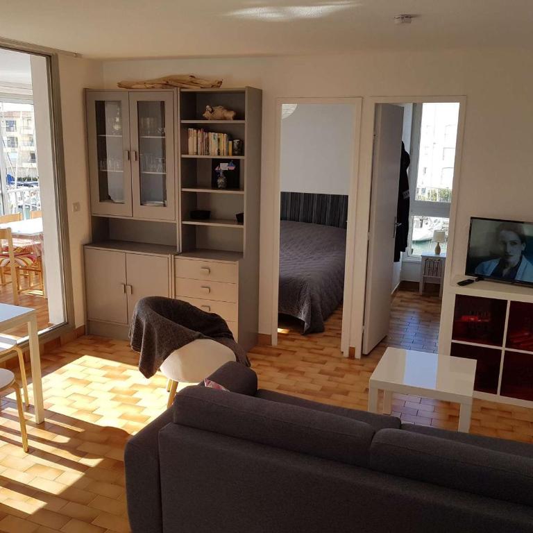 T2 cabine, parking privé, lave-linge, à 100m plage, pour famille - FR-1-702-15 - Appartamento - 8