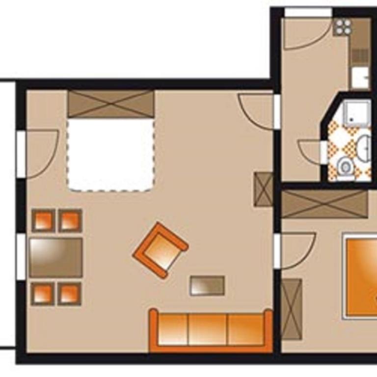 Ferienwohnung Hartmann - Appartamento con 1 Camera da Letto - 1