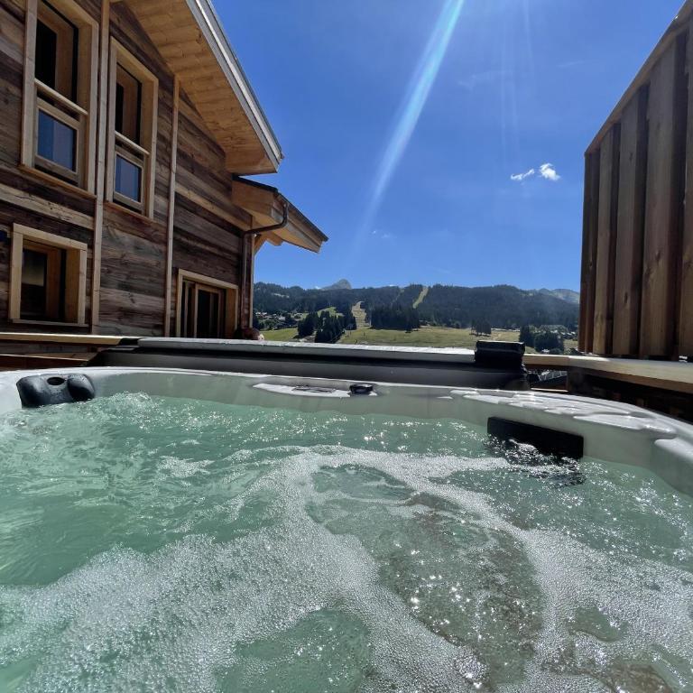 Duplex Pen Men - LES GETS, proche du centre, jacuzzi, superbe vue - Apartment - 21