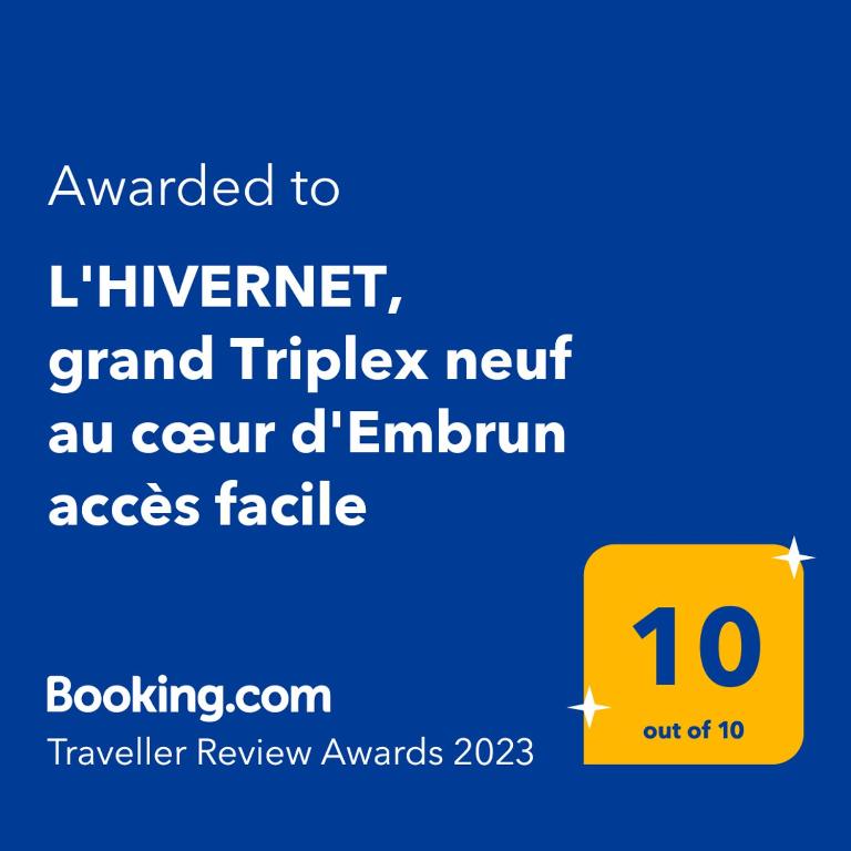 L'HIVERNET, grand Triplex neuf au cœur d'Embrun accès facile - Appartamento - 47