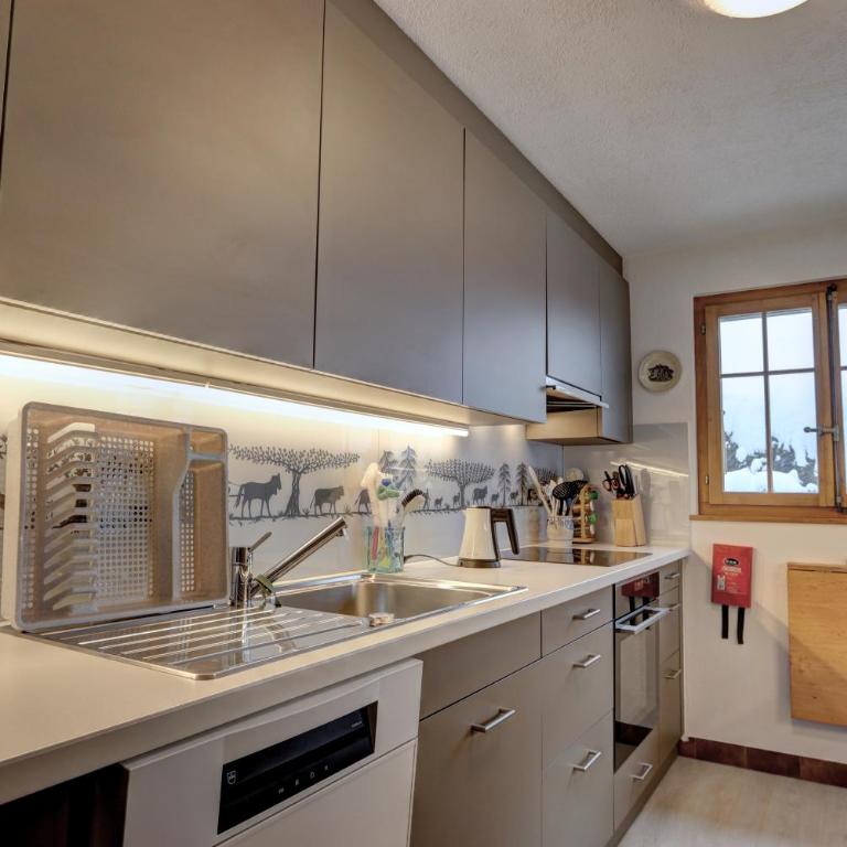 Le Stöckli - Apartment mit Blick auf die Berge - 16