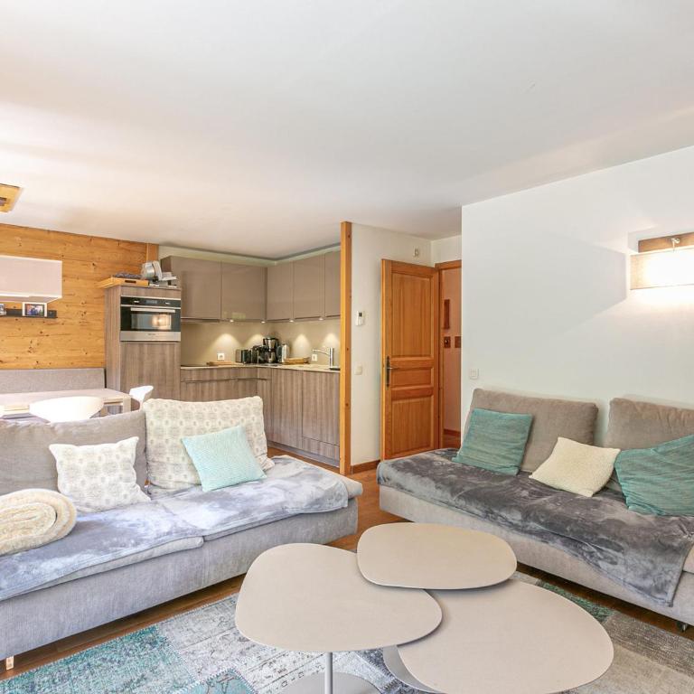 Appartement cosy, 2 chambres avec terrasse, proche pistes de ski, WIFI - La Clusaz - FR-1-437-86 - Appartement (6 Adultes) - 5