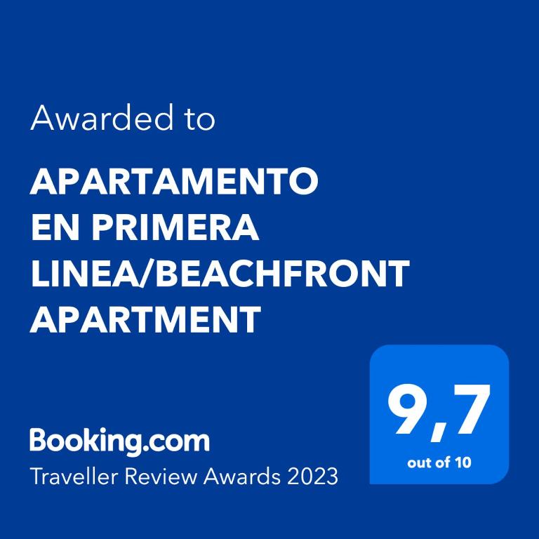 APARTAMENTO EN PRIMERA LINEA/BEACHFRONT APARTMENT - Apartamento de 3 dormitorios - 98