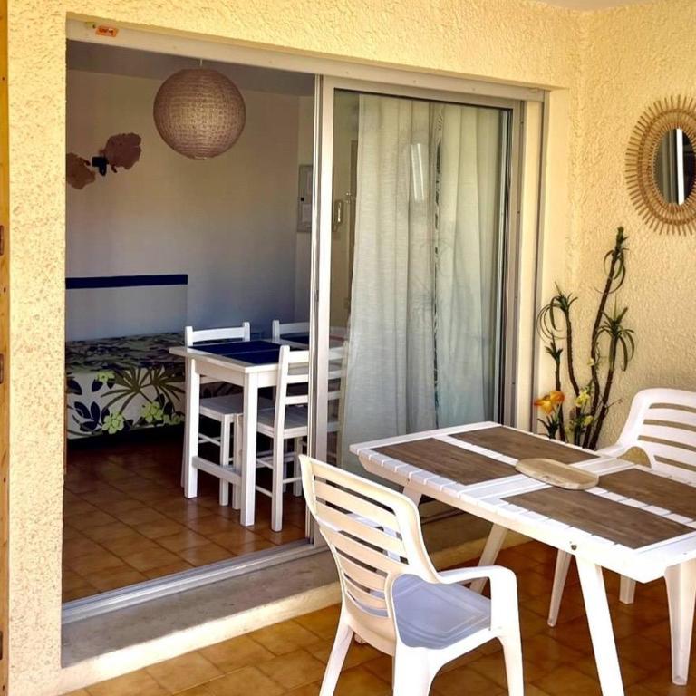 Studio cabine avec terrasse, 4 couchages, parking privé - Marseillan - FR-1-326-415 - Monolocale - 4