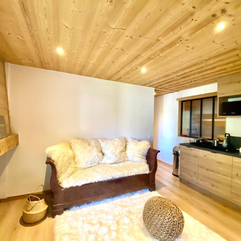 Appartement 3 Pièces à Megève, Balcon, Cheminée - FR-1-453-282 - Appartement (4 Adultes) - 2