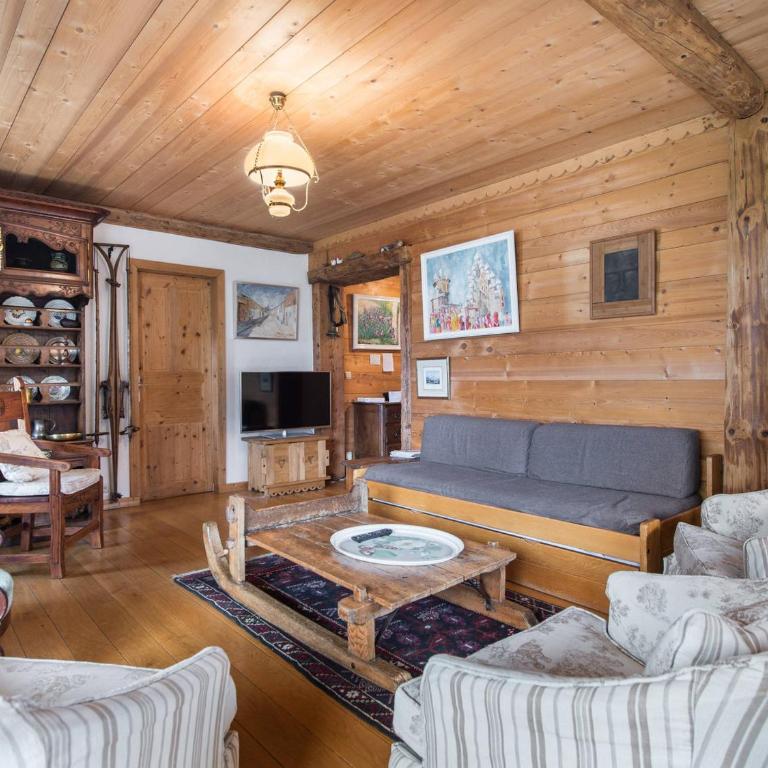 Appartement confortable 3 chambres proche centre Megève, balcon, cheminée, 8 pers. - Appartement 3 Chambres - 1