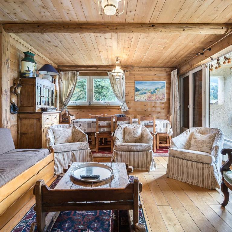 Appartement confortable 3 chambres proche centre Megève, balcon, cheminée, 8 pers. - Appartement 3 Chambres - 4