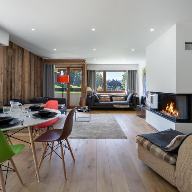 Appartement duplex 2 ch., terrasse, proche pistes à Megève - FR-1-453-26 - Apartamento (6 adultos) - 1