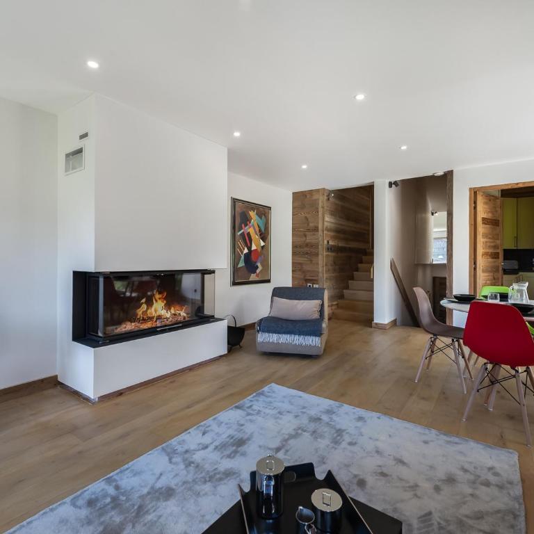 Appartement duplex 2 ch., terrasse, proche pistes à Megève - FR-1-453-26 - Apartamento (6 adultos) - 7