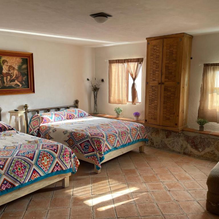 Jardín Quinta Las Fuentes Cabañas, Valsequillo. PUEBLA - Casa con 1 dormitorio - 1