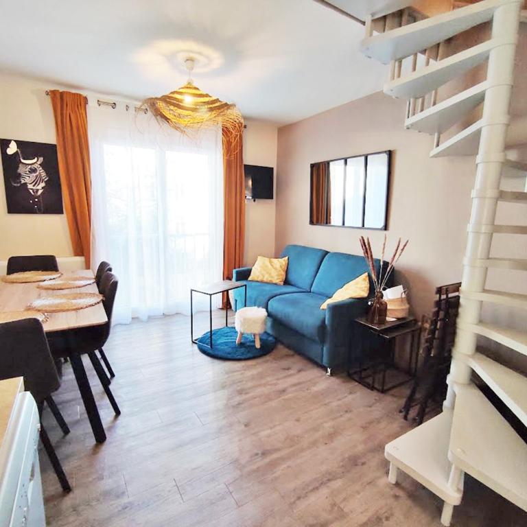 L'Escampette, Duplex T3, centre Luchon, wifi, casier à skis, 4 personnes - Appartement 2 Chambres - 1