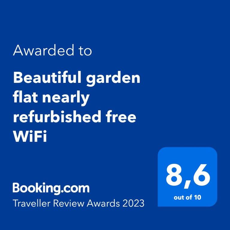 Beautiful garden flat nearly refurbished free WiFi - Apartamento de 1 dormitorio - 18