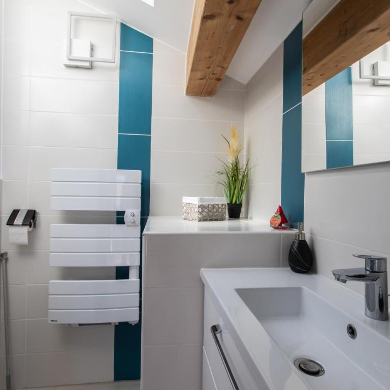 Le Coq Charmant petit studio climatisé en centre ville d'Embrun - Appartement 1 Chambre - 6