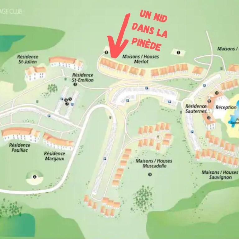 Maison 2 chambres 6 pers à Lacanau Océan, piscine, golf, Wi-Fi - Haus mit 2 Schlafzimmern - 47