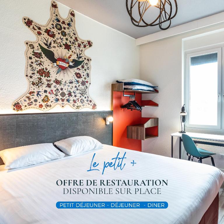 Hôtel The Originals City Le Berry - proche centre-ville - Gare - Chambre Triple Confort - 1