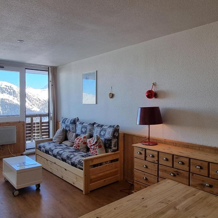 Confortable Appart. 7-8 pers, Pied de Pistes, Vue Mont Blanc - Appartement 1 Chambre - 3
