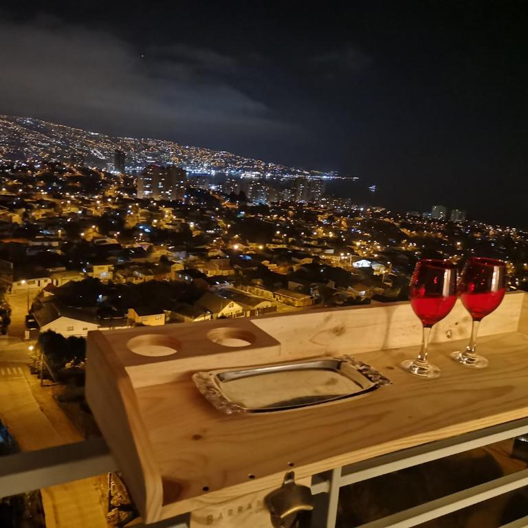 Depto Valparaíso con Vista al Mar y a la Bahía de Valparaíso - Three-Bedroom Apartment - 19