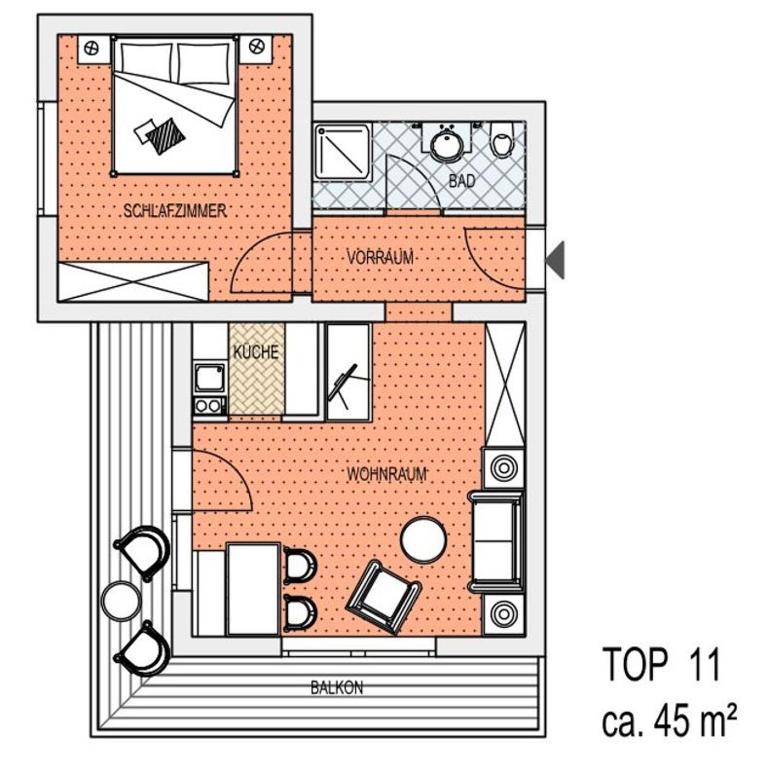 Landhaus Achental - Apartment mit Balkon - 6