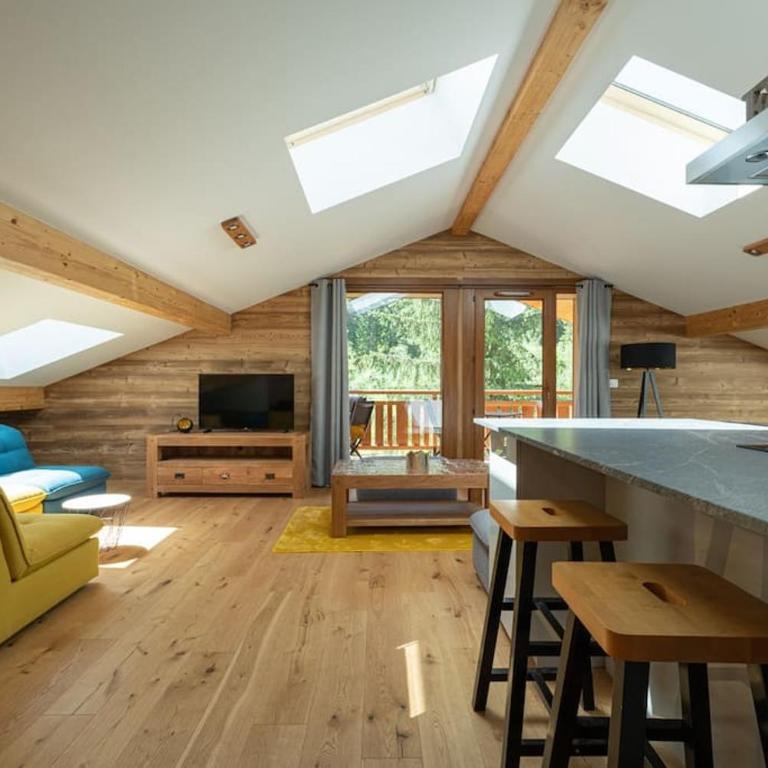 Les 3 Sophies - Magnifique chalet pour 1 à 8 personnes proche des remontées mécaniques des prodains - Chalet - 6