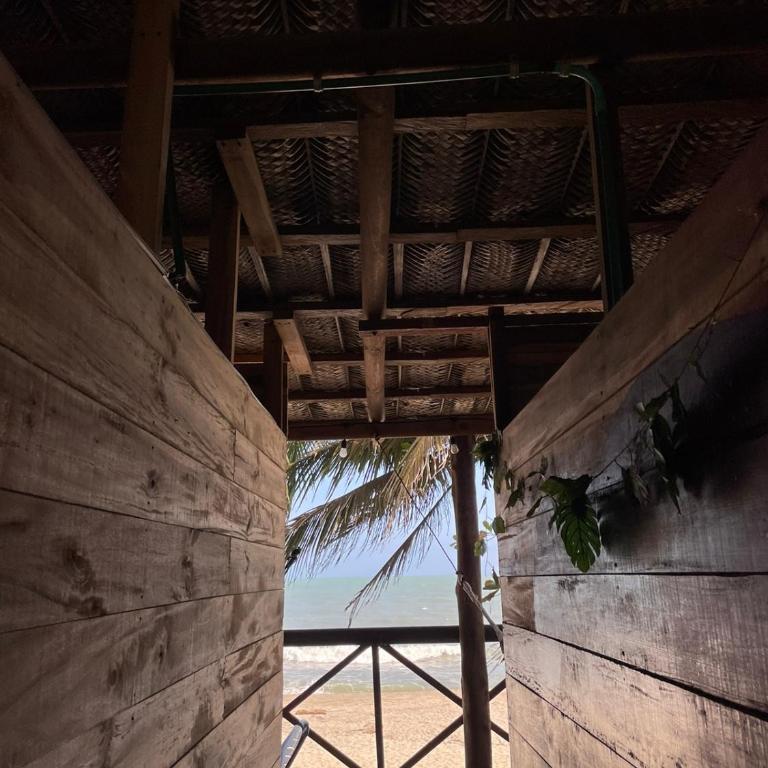 HOSTAL Estrellas del tayrona playa mendihuaca - Habitación Doble Deluxe con balcón y vistas al mar - 4