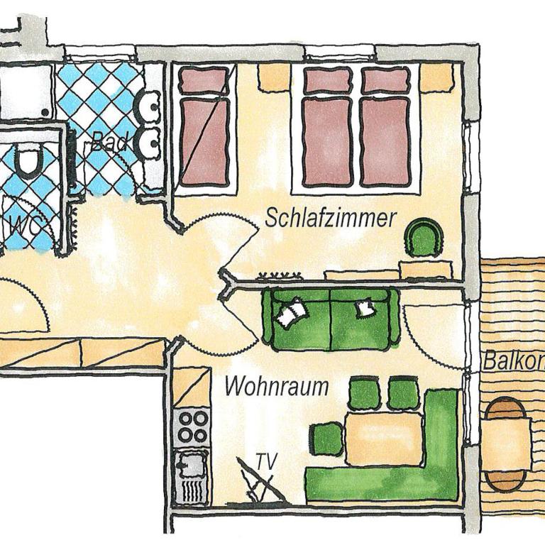 Erlenhof Appartements - Apartment - 1