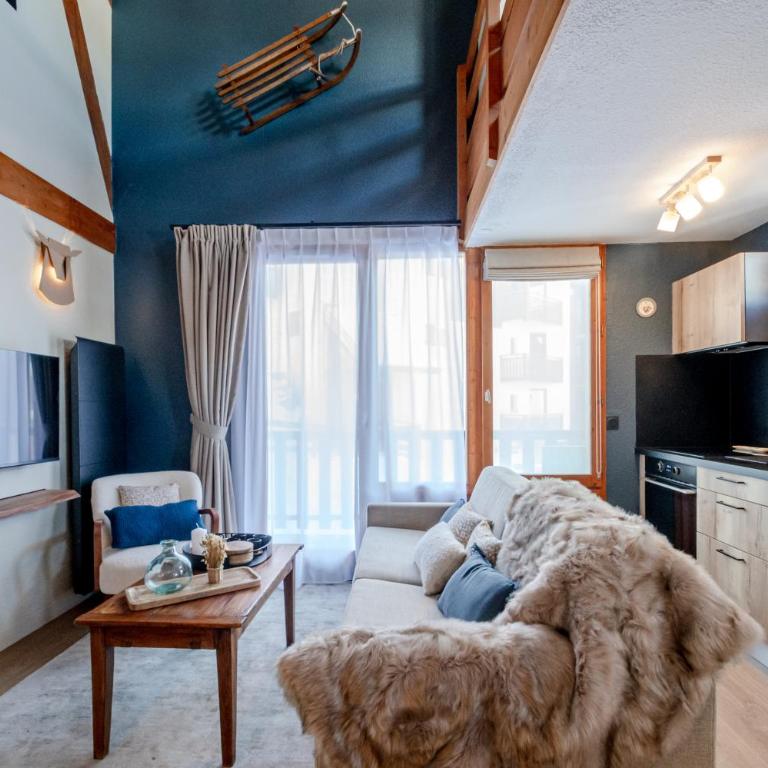 Le Chalerick - Appartement chalet d'exception 4 étoiles - skis aux pieds - 70 m2 entièrement rénové, idéal pour 6 à 8 personnes - Appartement Supérieur - 7
