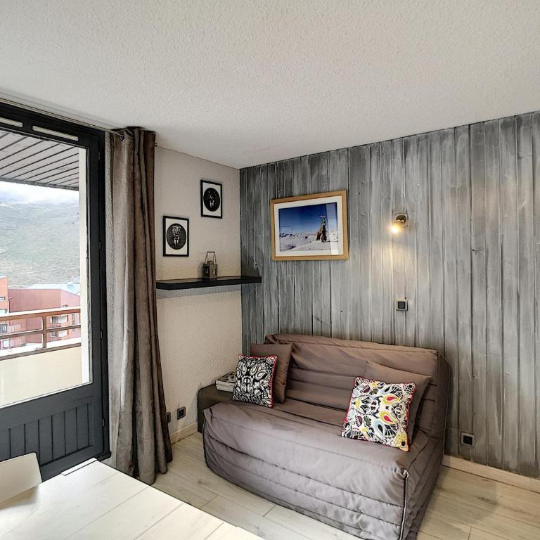 2 pièces rénové 4 pers, pied des pistes, sud-ouest - FR-1-178-73 - Apartamento (4 adultos) - 4