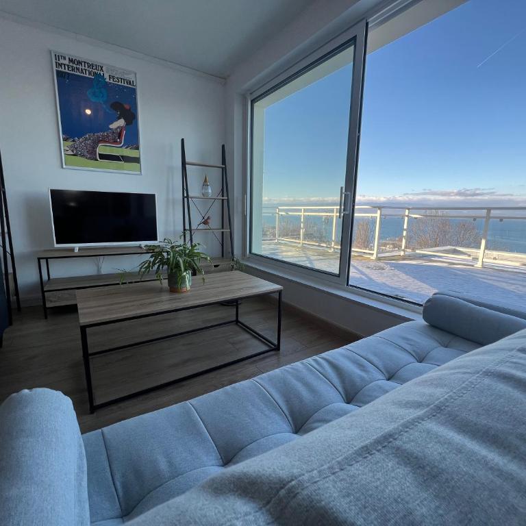 Léman Panoramique avec terrasse à deux pas du centre-ville - Three-Bedroom Apartment - 17