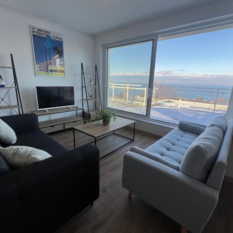 Léman Panoramique avec terrasse à deux pas du centre-ville - Three-Bedroom Apartment - 18